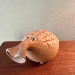 Robert Maxwell Fig 12 Beastie Critter Art Pottery Sculpture Signed